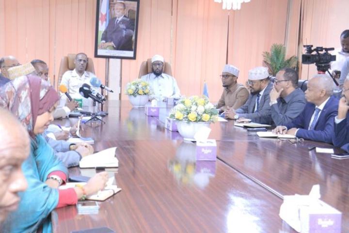 Visite du ministre somalien: Djibouti, modèle de Waqfs Visite du ministre somalien: Djibouti, modèle de Waqfs