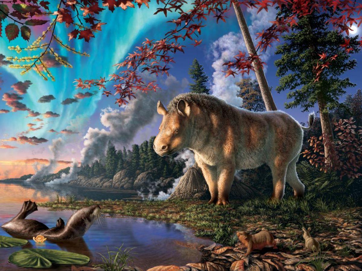 Rhinocéros disparu et ancien pont terrestre Europe-Amérique Rhinocéros disparu et ancien pont terrestre Europe-Amérique