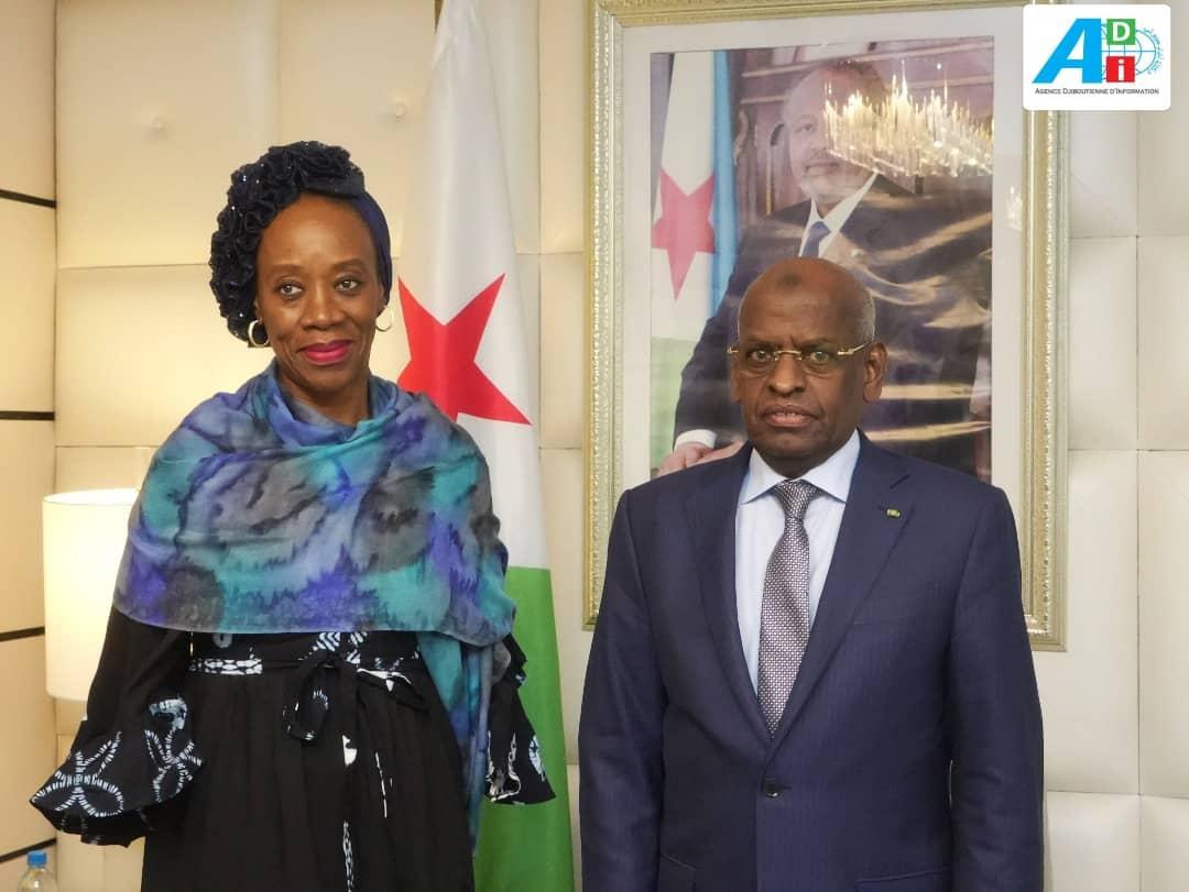 Premier Ministre Accueille Directrice Générale Adjointe OIM Premier Ministre Accueille Directrice Générale Adjointe OIM