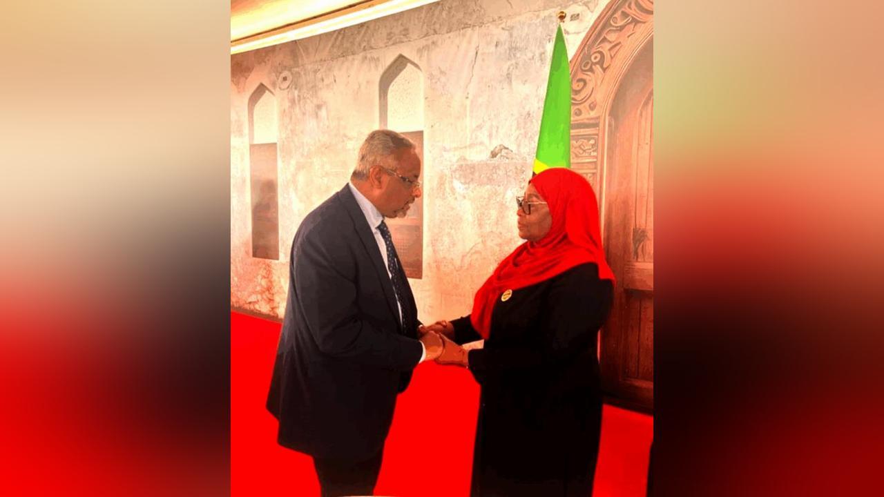 Djibouti À L'Investiture De Samia Suluhu Hassan Djibouti À L'Investiture De Samia Suluhu Hassan