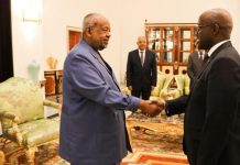 Guelleh Accueille le Ministre Rwandais des Affaires Étrangères Guelleh Accueille le Ministre Rwandais des Affaires Étrangères