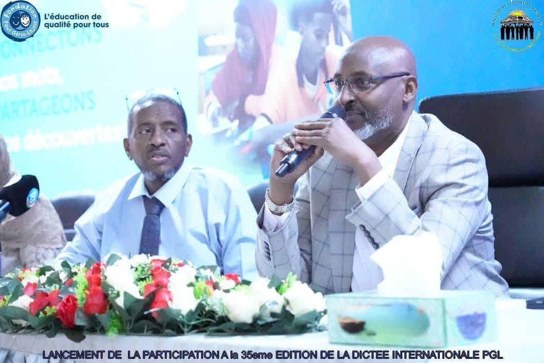Lancement de la 35ᵉ Dictée PGL par Moustapha Mahamoud Lancement de la 35ᵉ Dictée PGL par Moustapha Mahamoud