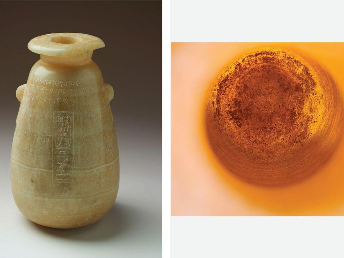 Vases d'opium dans la tombe de Toutankhamon Vases d'opium dans la tombe de Toutankhamon