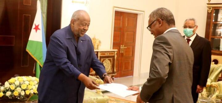 Guelleh Accueille Deux Nouveaux Ambassadeurs Guelleh Accueille Deux Nouveaux Ambassadeurs