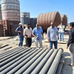 Usine de fûts pour bitume en construction à Djibouti Usine de fûts pour bitume en construction à Djibouti