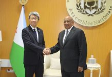 Réception des ambassadeurs du Japon et d’Éthiopie Réception des ambassadeurs du Japon et d'Éthiopie