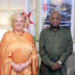 Visite d’adieu de Mme Dastel, représentante de l’UNICEF Visite d'adieu de Mme Dastel, représentante de l'UNICEF