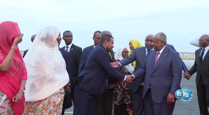 Arrivée du Président Guelleh à Abidjan pour l’investiture Arrivée du Président Guelleh à Abidjan pour l'investiture