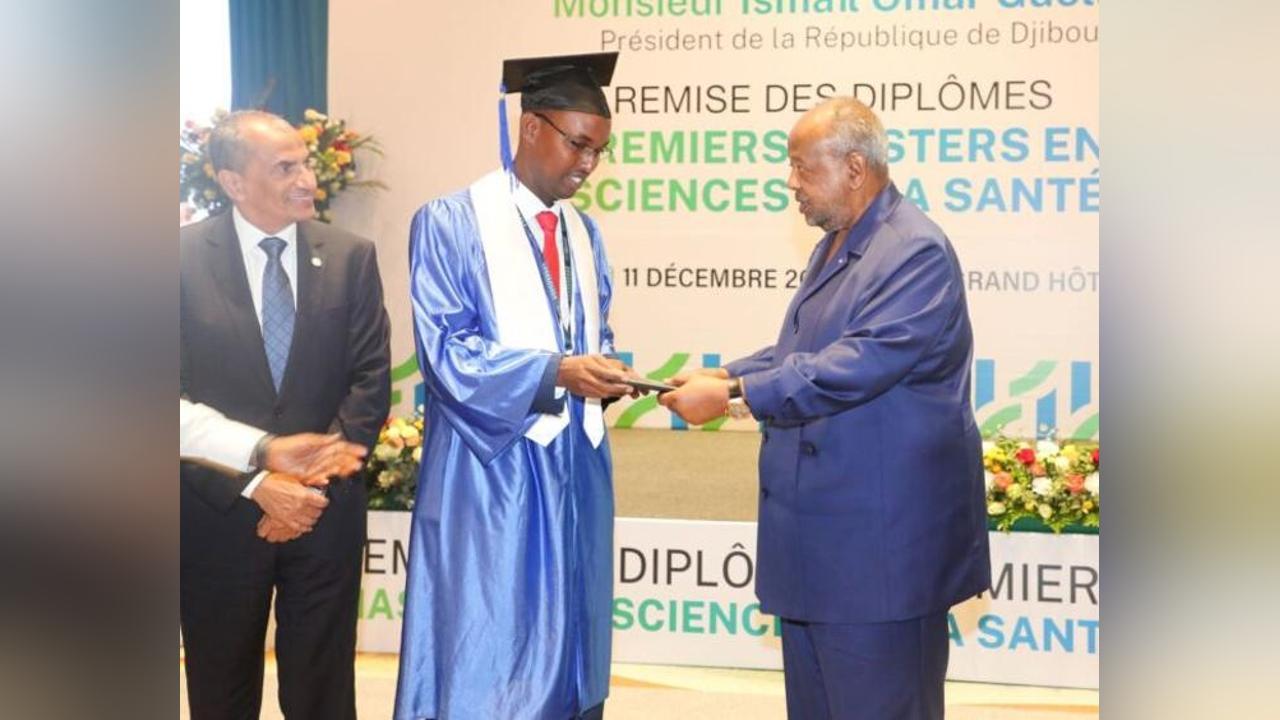 Djibouti Célèbre la Remise des Premiers Masters en Santé Djibouti Célèbre la Remise des Premiers Masters en Santé