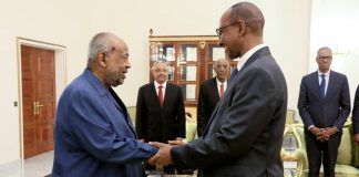 Guelleh Accueille Délégation Éthiopienne Importante Guelleh Accueille Délégation Éthiopienne Importante