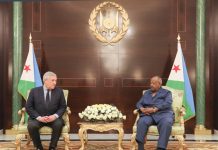 Visite du Vice-Président italien à Djibouti Visite du Vice-Président italien à Djibouti