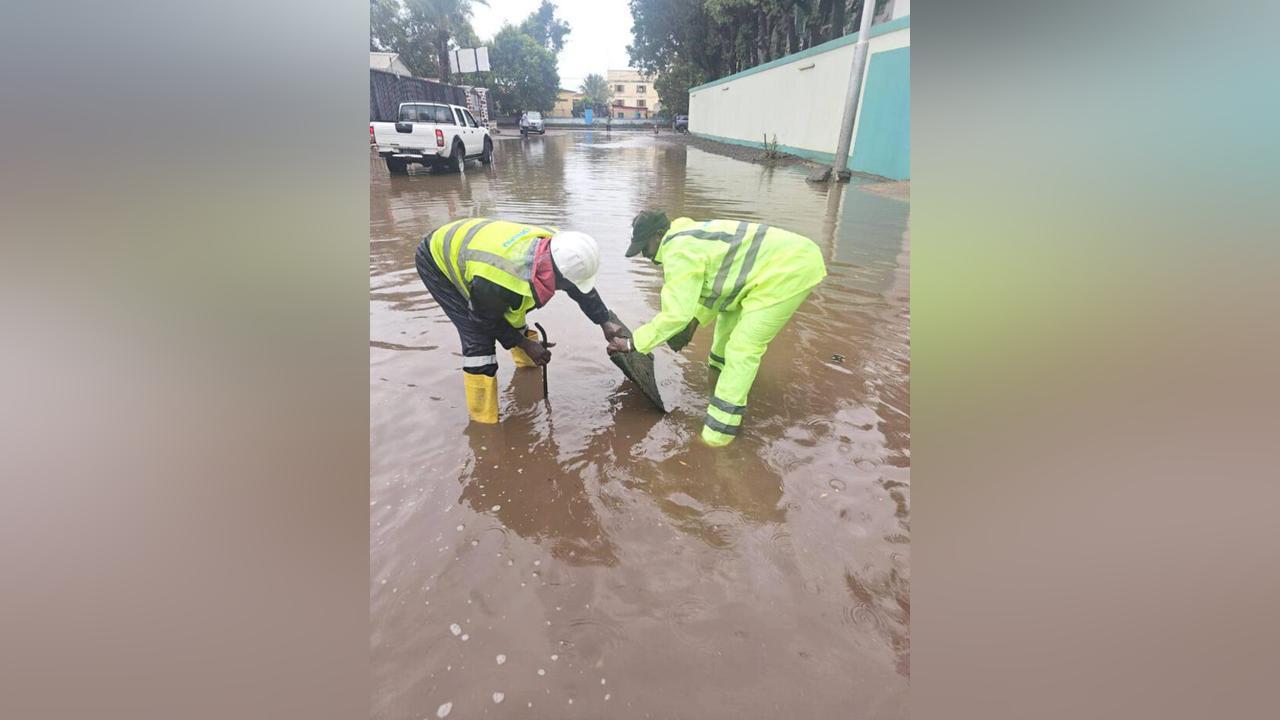 Djibouti-Ville Sous Fortes Pluies Dès L'Aube Djibouti-Ville Sous Fortes Pluies Dès L'Aube