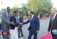 Visite officielle du Président somalien à Djibouti Visite officielle du Président somalien à Djibouti