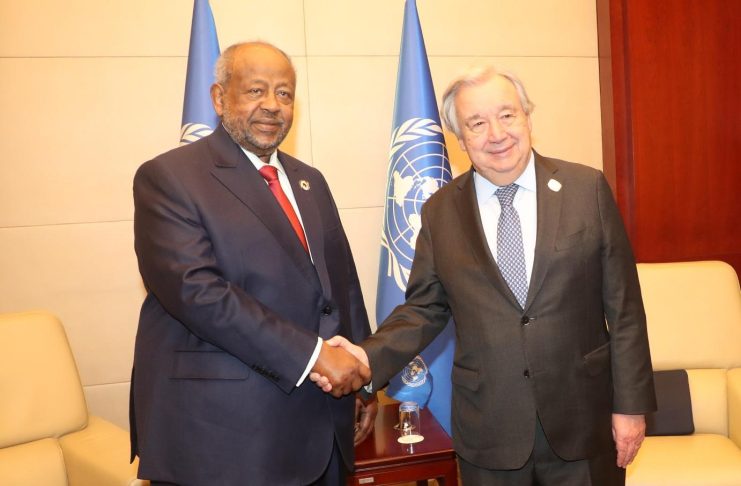 Entretien Productif Entre Guelleh et le Secrétaire Général Entretien Productif Entre Guelleh et le Secrétaire Général