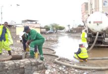 Djibouti Sous La Pluie: Mobilisation Des Services Publics Djibouti Sous La Pluie: Mobilisation Des Services Publics