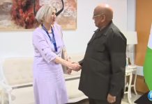 Président du Parlement et Ambassadrice de l’UE à Djibouti Président du Parlement et Ambassadrice de l'UE à Djibouti