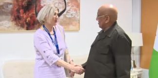 Président du Parlement et Ambassadrice de l’UE à Djibouti Président du Parlement et Ambassadrice de l'UE à Djibouti