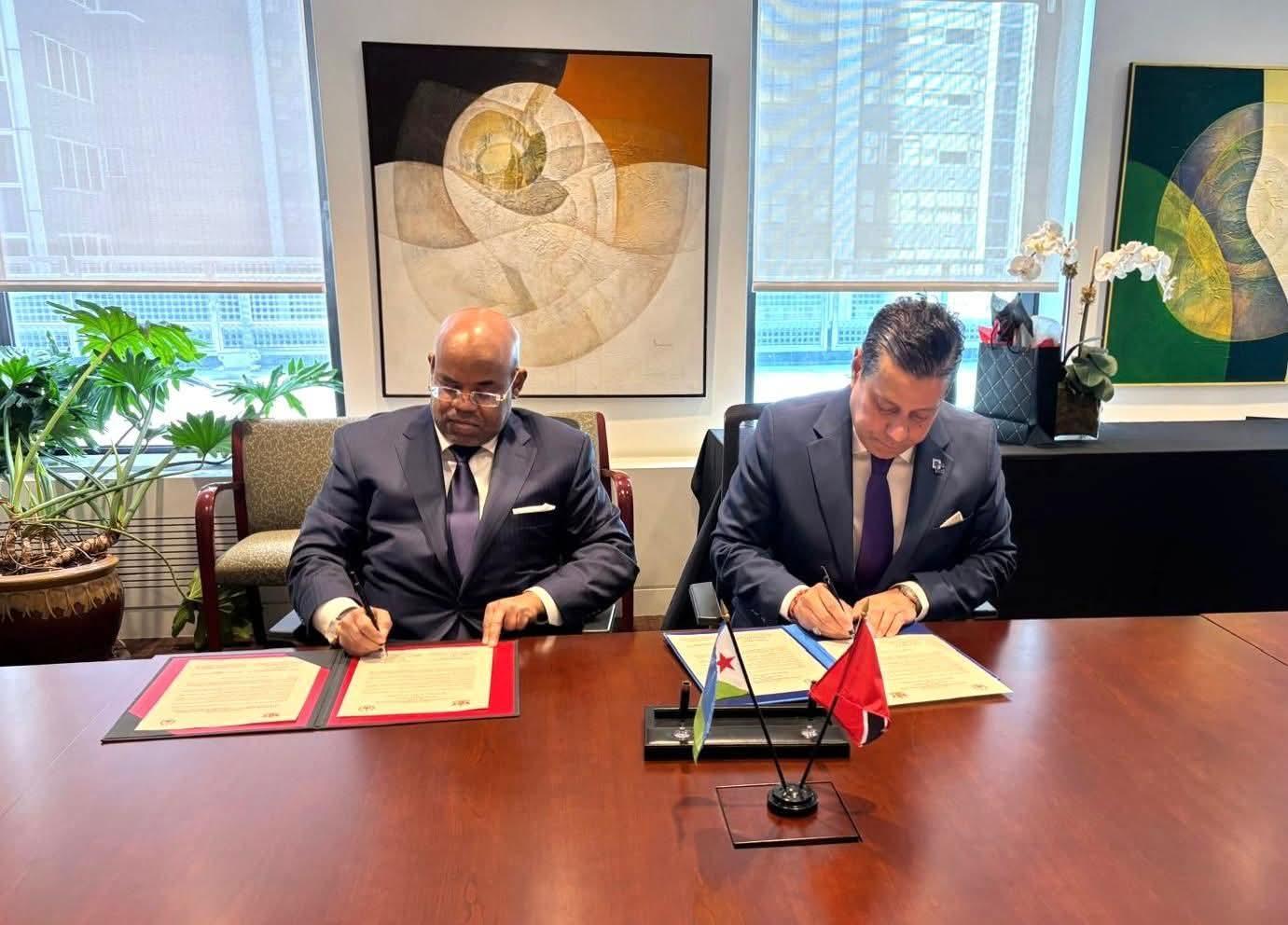 Djibouti Et Trinité-Et-Tobago Établissent Des Relations Djibouti Et Trinité-Et-Tobago Établissent Des Relations