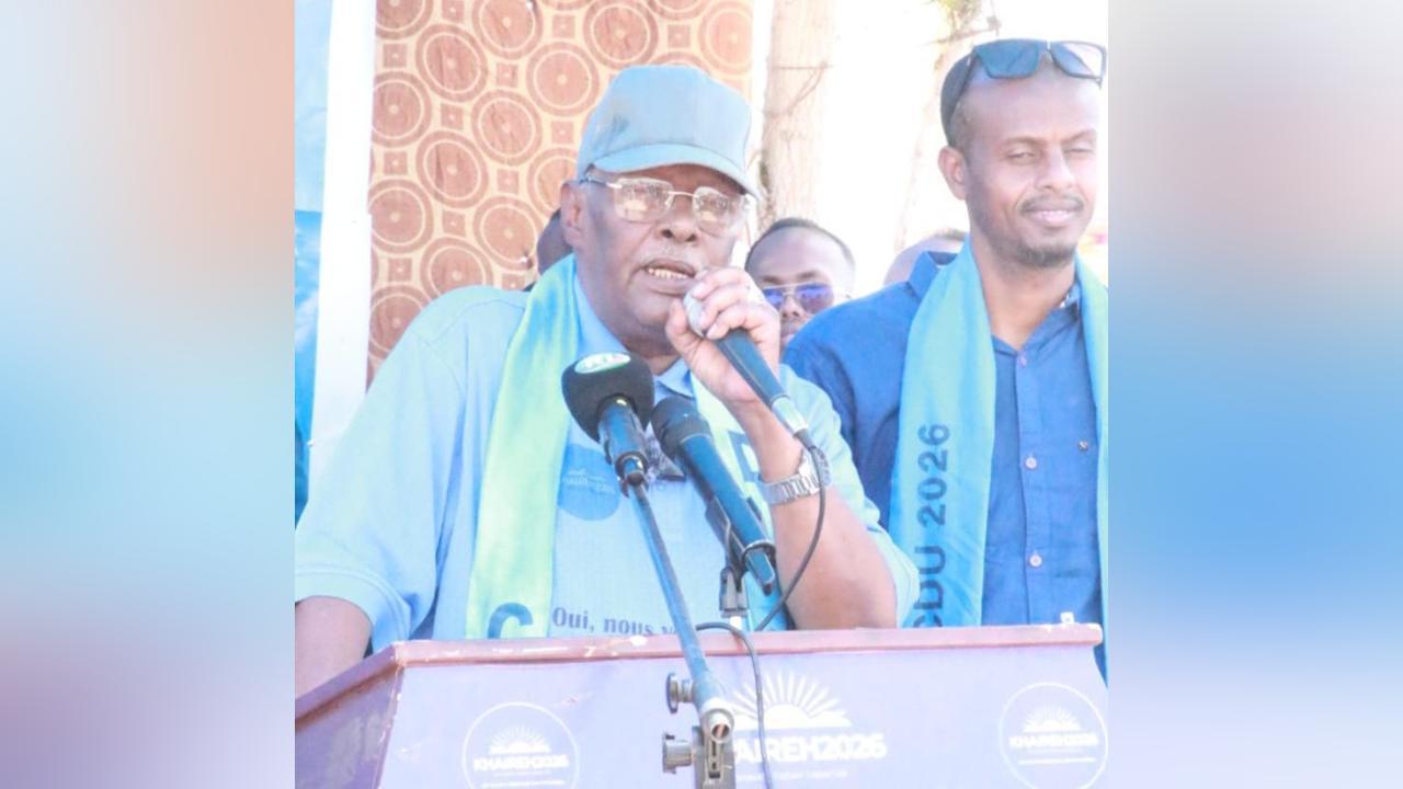 Candidat CDU en meeting à Obock pour présidentielle 2026 Candidat CDU en meeting à Obock pour présidentielle 2026