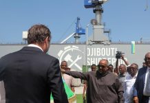 Guelleh Inaugure Chantier de Réparation Navale Guelleh Inaugure Chantier de Réparation Navale
