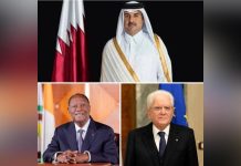 L’Emir Du Qatar Félicite Le Chef De L’Etat L'Emir Du Qatar Félicite Le Chef De L'Etat