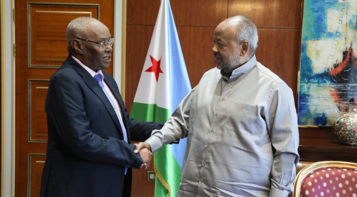 Candidat CDU Félicite Le Président Guelleh Candidat CDU Félicite Le Président Guelleh