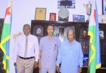 Visite de courtoisie de Mohamed Farah Samatar au maire Visite de courtoisie de Mohamed Farah Samatar au maire