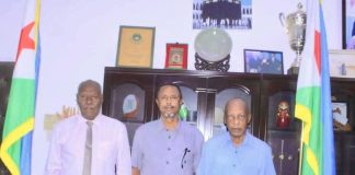 Visite de courtoisie de Mohamed Farah Samatar au maire Visite de courtoisie de Mohamed Farah Samatar au maire