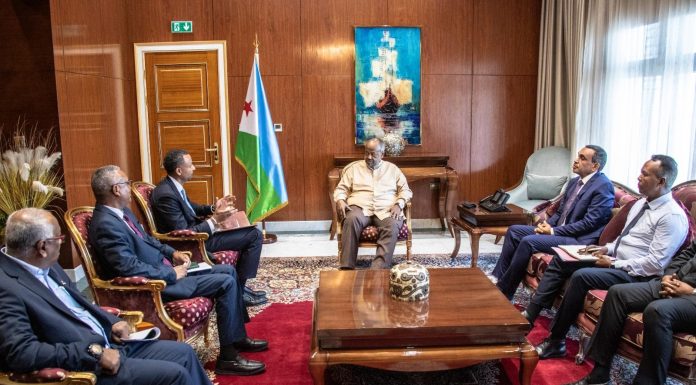 Le Président Guelleh reçoit le président-directeur général de l’Ethiopian Investment Holdings Le Président Guelleh reçoit le président-directeur général de l’Ethiopian Investment Holdings