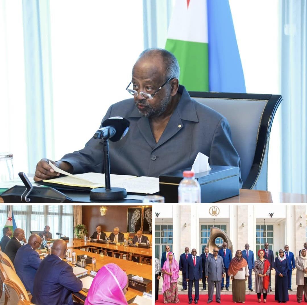 Le Président Guelleh décline les grandes lignes du programme d’actions qu’il assigne à son nouveau Gouvernement Le Président Guelleh décline les grandes lignes du programme d’actions qu’il assigne à son nouveau Gouvernement