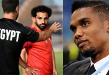 نجم الكاميرون يوجه نصيحة مهمة لمحمد صلاح