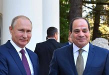 السيسي يصل سوتشي للمشاركة في القمة الروسية الإفريقية عبد الفتاح السيسي فلاديمير بوتين