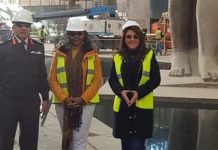 حفيدة مانديلا تزور مشروعا ضخما في مصر