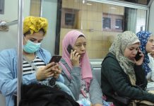 سيدات مصر الأكثر التزاما بالوقاية وارتداء الكمامات