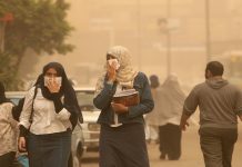إعلان الطوارئ بمستشفيات الصدر في مصر بسبب العاصفة الترابية