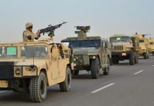 الجيش يعلن تنفيذه عملية عسكرية في سيناء