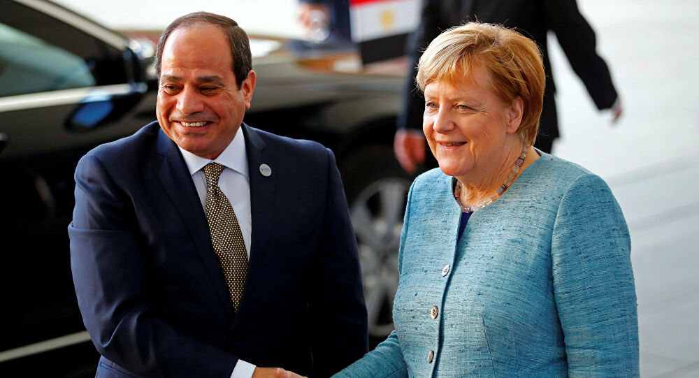 السيسي يتلقى اتصالا هاتفيا من ميركل بشأن سد النهضة والإرهاب السيسي يتلقى اتصالا هاتفيا من ميركل بشأن سد النهضة والإرهاب