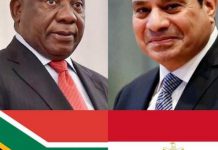 السيسي يبحث مستجدات سد النهضة مع الرئيس الجنوب أفريقي السيسي يبحث مستجدات سد النهضة مع الرئيس الجنوب أفريقي