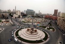 بالصور.. ميدان التحرير يتجمل استعدادًا لنقل المومياوات الملكية بالصور.. ميدان التحرير يتجمل استعدادًا لنقل المومياوات الملكية