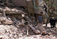 مصر: قتلى وجرحى في انهيار مبنى سكني مصر: قتلى وجرحى في انهيار مبنى سكني