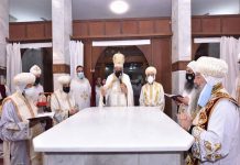 البابا تواضروس يدشن مذابح وأيقونات بكنيسة مارمرقس بالمعادي في اليوبيل الذهبي لإنشائها البابا تواضروس يدشن مذابح وأيقونات بكنيسة مارمرقس بالمعادي في اليوبيل الذهبي لإنشائها