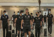 على طائرة خاصة.. بعثة الأهلي تغادر إلى المغرب لخوض نهائي دوري الأبطال على طائرة خاصة.. بعثة الأهلي تغادر إلى المغرب لخوض نهائي دوري الأبطال