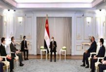 السيسي يؤكد موقف بلاده الثابت من مياه النيل السيسي يؤكد موقف بلاده الثابت من مياه النيل