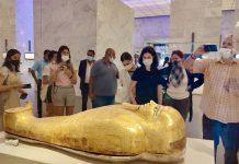 وفد إعلامي روسي يزور متحف الحضارة (صور) وفد إعلامي روسي يزور متحف الحضارة (صور)