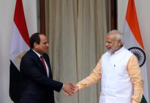 مصر والهند باتجاه تعزيز علاقات التعاون عبد الفتاح السيسي - ناريندرا مودي