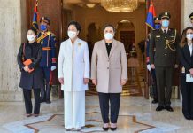 انتصار السيسي تلتقي “كيم يونج سوك” قرينة رئيس كوريا الجنوبية انتصار السيسي تلتقي "كيم يونج سوك" قرينة رئيس كوريا الجنوبية