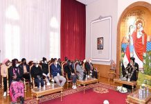 البابا تواضروس يستقبل وفدا إعلاميا أفريقيا البابا تواضروس يستقبل وفدا إعلاميا أفريقيا - صور