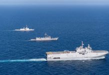 القوات البحرية المصرية والفرنسية تنفذان تدريبًا عابرًا بنطاق قاعدة برنيس القوات البحرية المصرية والفرنسية تنفذان تدريبًا عابرًا بنطاق قاعدة برنيس