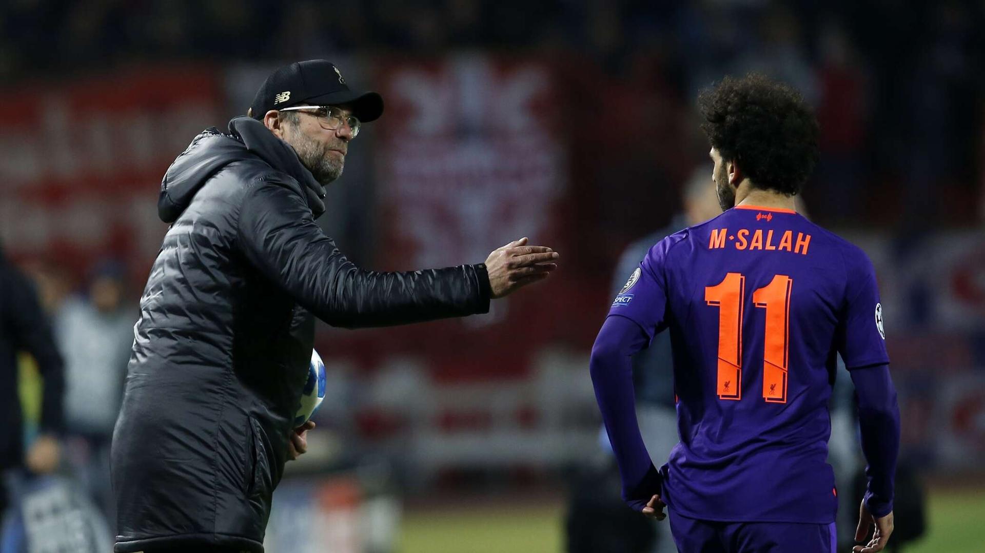 كلوب يعلق على فرص فوز ليفربول بالدوري الإنجليزي وجاهزية محمد صلاح كلوب يعلق على فرص فوز ليفربول بالدوري الإنجليزي وجاهزية محمد صلاح