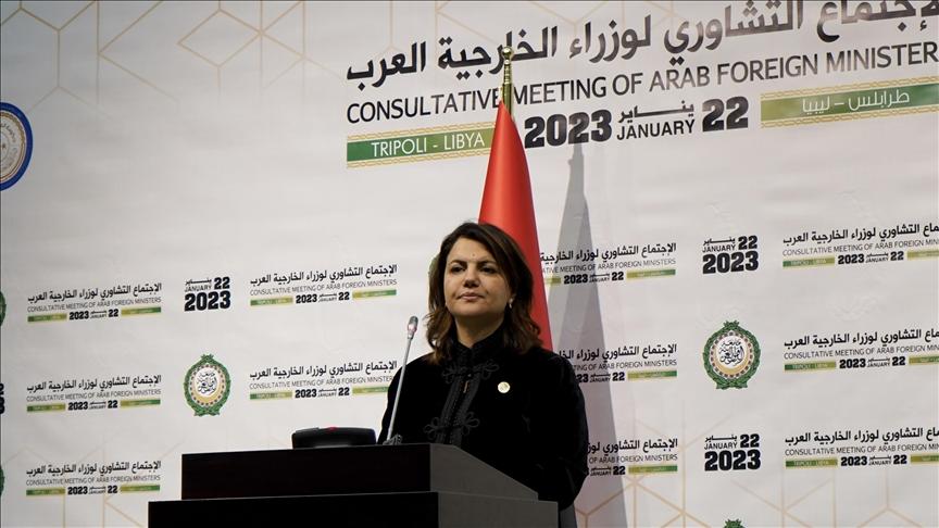 المنقوش تستغرب غياب دول عن اجتماع وزراء الخارجية العرب بطرابلس المنقوش تستغرب غياب دول عن اجتماع وزراء الخارجية العرب بطرابلس